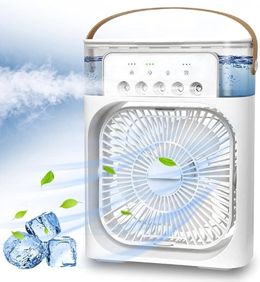 Ventilador Climatizador con pulverizador portátil - Portafresh